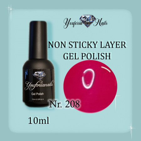 Non Sticky Gel polish 10ml Nr.208