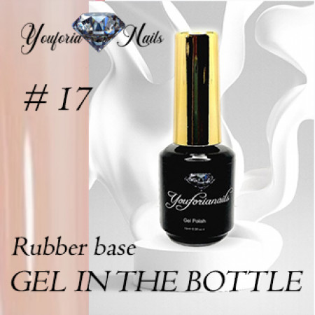 Rubber Base Gel in the Bottle Nr.17 15ml