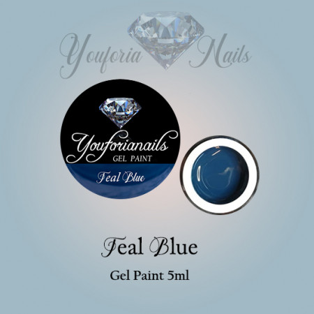 Teal Blue Gel Paint 5ml