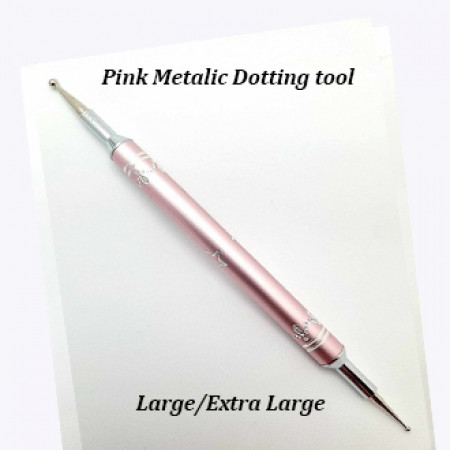 Pink Metallic Dotting tool Doublesided Large/ Extra Large
