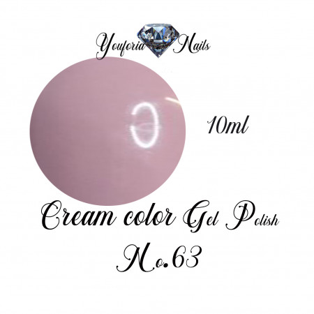 Cream Color Gel Polish Nr.63 10ml