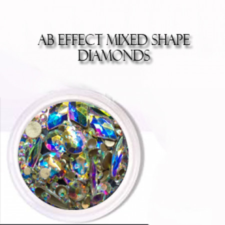Mixed shape Diamonds AB Effect