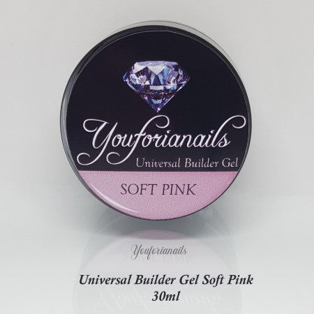 Universal Builder Gel Soft Pink 30ml
