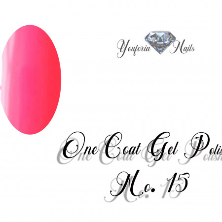 Youforianails One Coat gel polish Nr.15. 10 ml 0.33o.z.